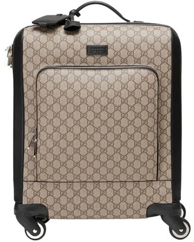 Gucci Large Suitcases - Brown