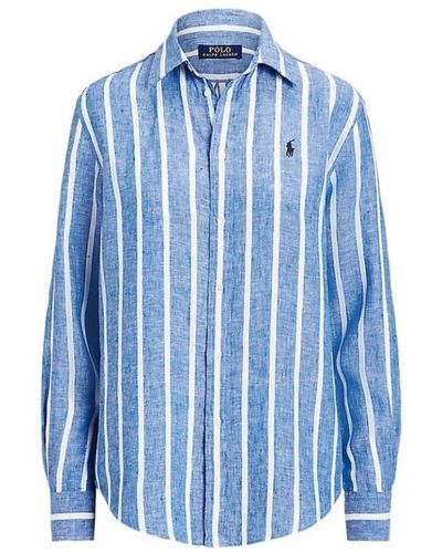 Polo Ralph Lauren Camisa elegante para hombre - Azul