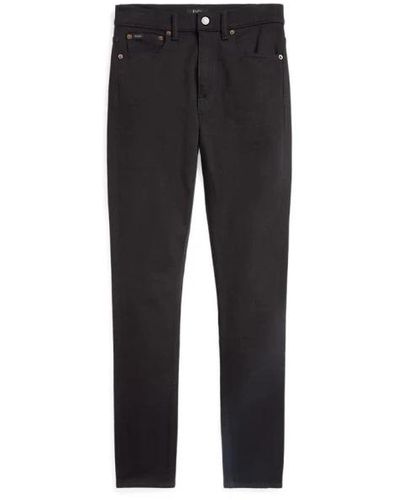 Ralph Lauren Pantalones slim fit negros