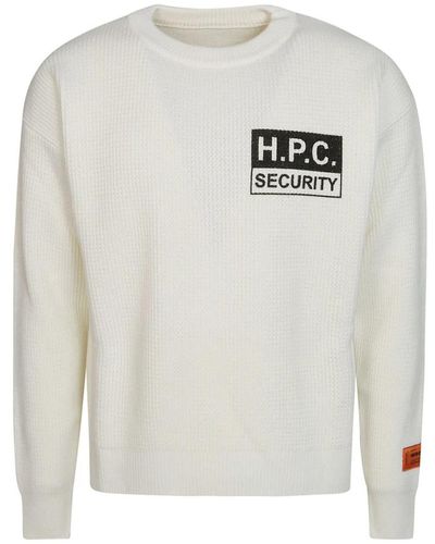 Heron Preston Sicherheit hpc stil t-shirt - Weiß