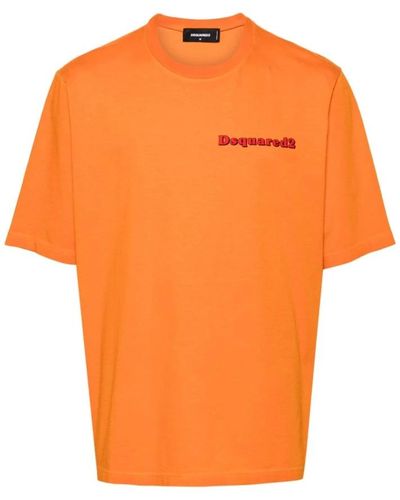 DSquared² Tops > t-shirts - Orange