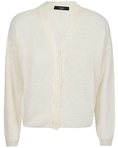 Weekend by Maxmara Knitwear > cardigans - Blanc