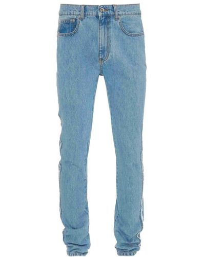 JW Anderson Jeans > slim-fit jeans - Bleu