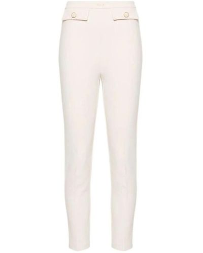 Elisabetta Franchi Cropped Trousers - White