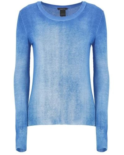 Avant Toi Knitwear > round-neck knitwear - Bleu