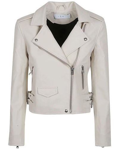 IRO Leather jackets - Gris