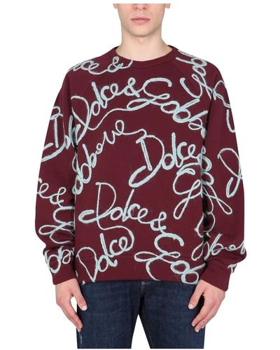Dolce & Gabbana Embroidered Sweatshirt - Rot
