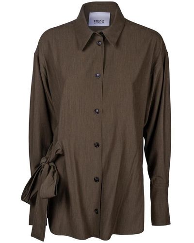 Erika Cavallini Semi Couture Blouses & shirts > shirts - Marron