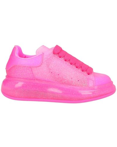 Alexander McQueen Glitter sneakers frauen italien hergestellt - Pink
