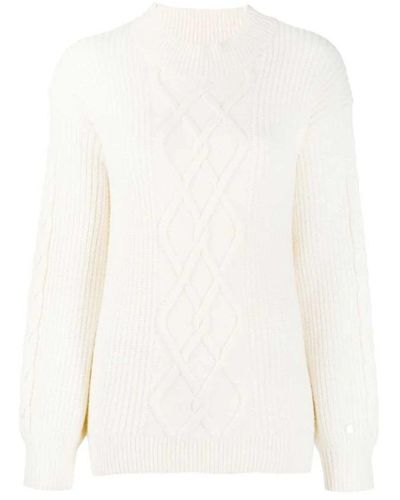 Calvin Klein Round-Neck Knitwear - White