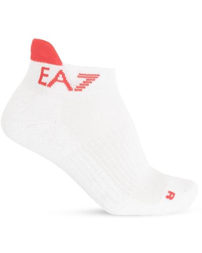 EA7 Socken mit logo - Weiß