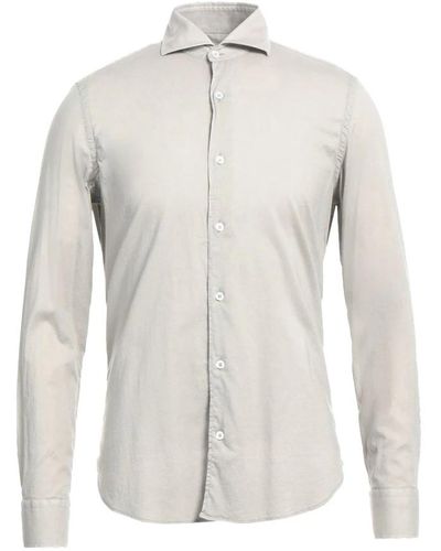 Fedeli Shirts > formal shirts - Gris