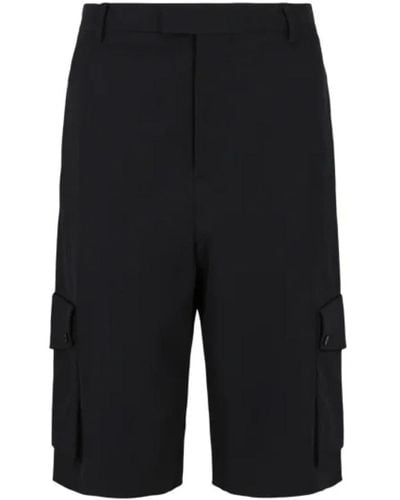 Bottega Veneta Long Shorts - Black