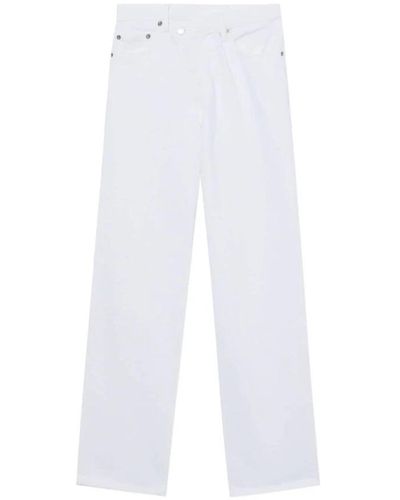 Agolde Straight Jeans - White