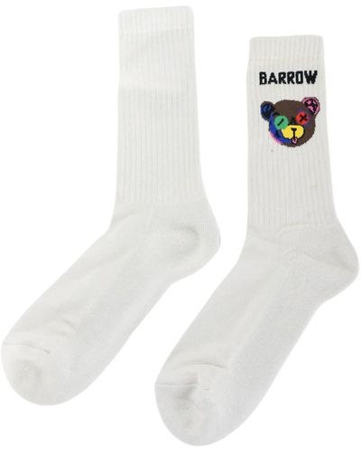 Barrow Calze teddy - Bianco
