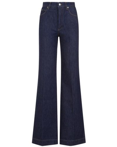 Dolce & Gabbana Jeans > flared jeans - Bleu