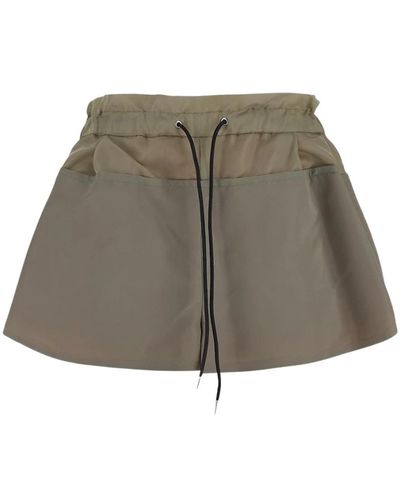 Sacai Shorts > short shorts - Gris