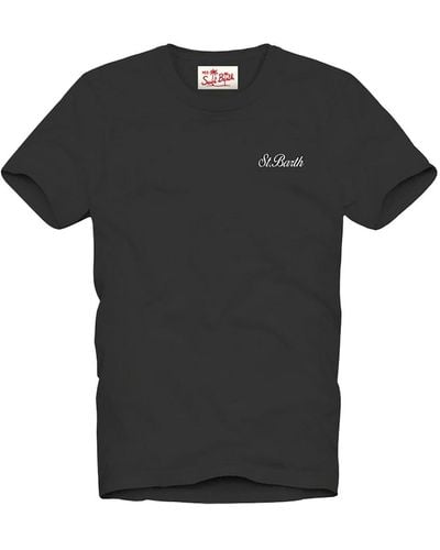 Mc2 Saint Barth T-Shirts - Black
