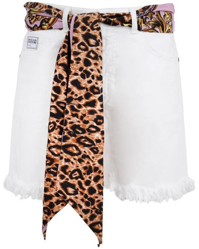 Versace Denim Shorts - Weiß