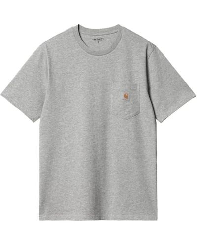 Carhartt Heather grey pocket t-shirt regular fit - Grau