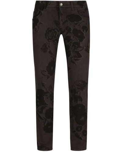 Dolce & Gabbana Italienische jeans, hergestellt in italien - Schwarz