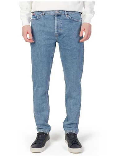 BOSS Jeans tapered uomo - Blu
