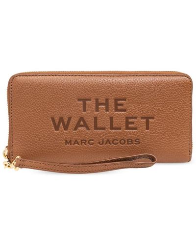 Marc Jacobs Geldbörse mit logo - Braun