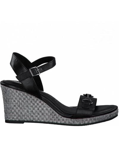 Tamaris Flat sandals - Negro