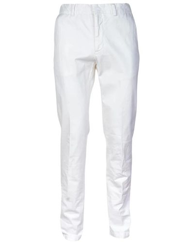 Mauro Grifoni Trousers > slim-fit trousers - Blanc