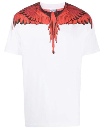 Marcelo Burlon Icon wings weiße t-shirts und polos