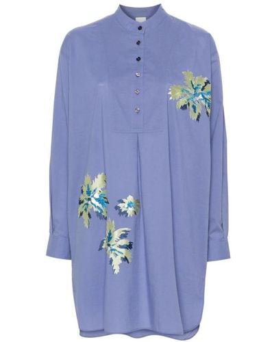 Paul Smith Shirt Dresses - Blue