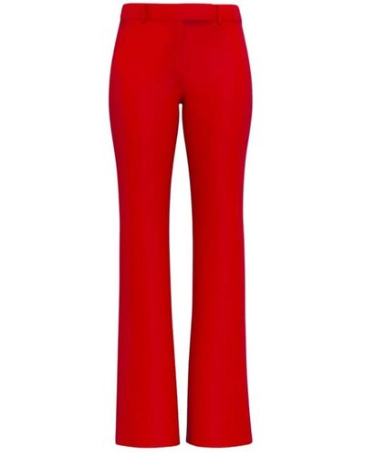 Marella Straight Trousers - Red