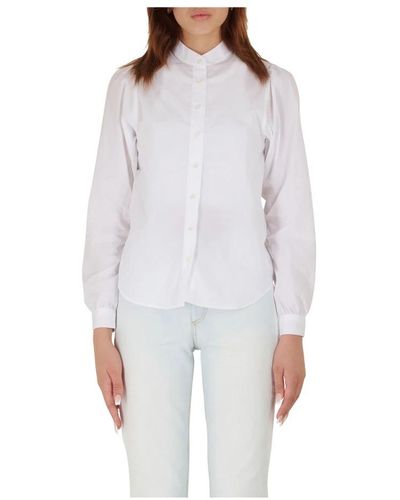 Closed Blouses - White