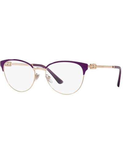 BVLGARI Montatura occhiali viola - Metallizzato