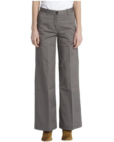 Nine:inthe:morning Trousers > wide trousers - Gris