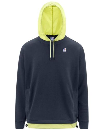 K-Way Sweatshirts & hoodies > hoodies - Bleu