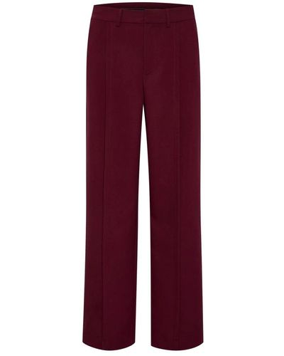 Saint Tropez Wide Trousers - Red