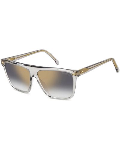 Carrera Gafas de sol gris oro sombreadas - Metálico