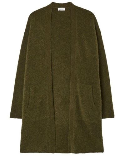 American Vintage Cikoya Long Cardigan Khaki Green M