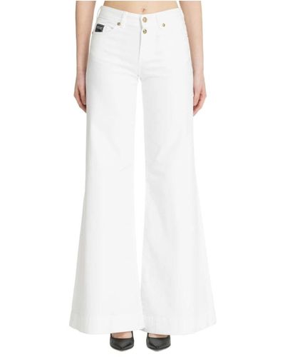 Versace Wide Jeans - White