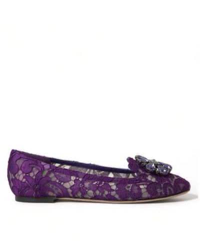 Dolce & Gabbana Shoes > flats > ballerinas - Violet