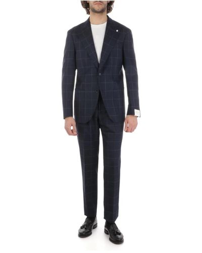 L.B.M. 1911 Suits > suit sets > single breasted suits - Bleu