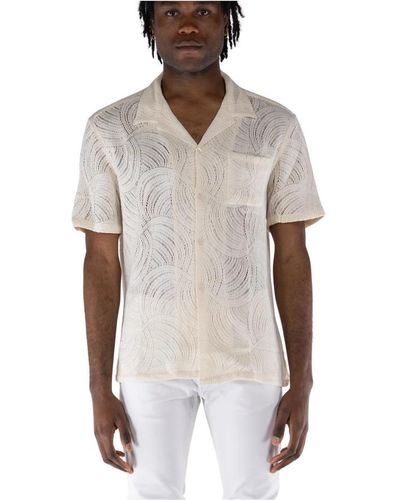 Arte' Short Sleeve Shirts - White