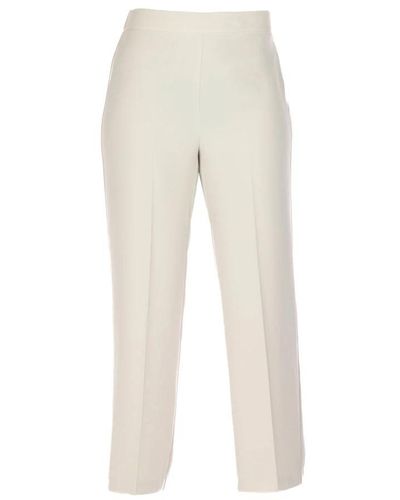 Vicario Cinque Cropped Trousers - Natural