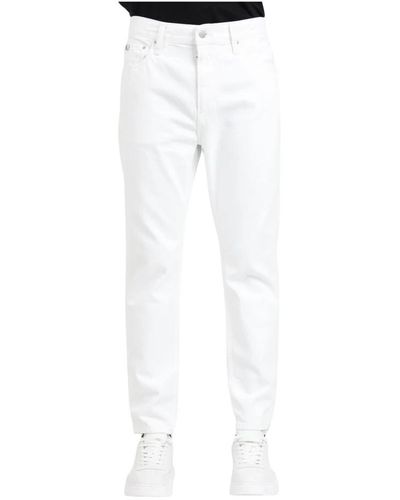 Calvin Klein Slim-fit jeans - Bianco