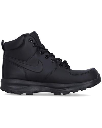 Nike Oa leather boot schwarz - Blau