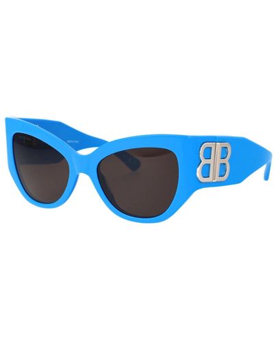 Balenciaga Stylische sonnenbrille bb0322s - Blau