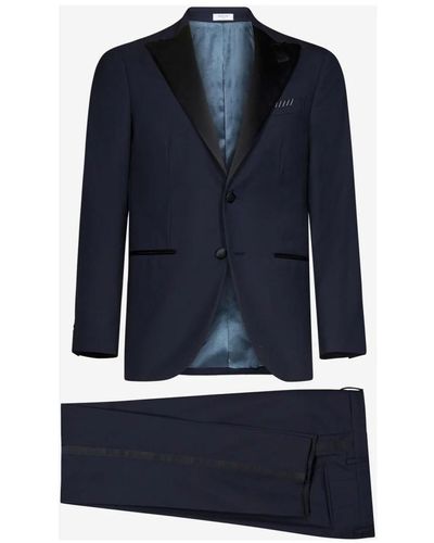 Boglioli Single Breasted Suits - Blue