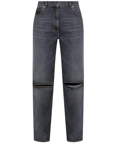 JW Anderson Bootcut jeans con rasgaduras - Azul