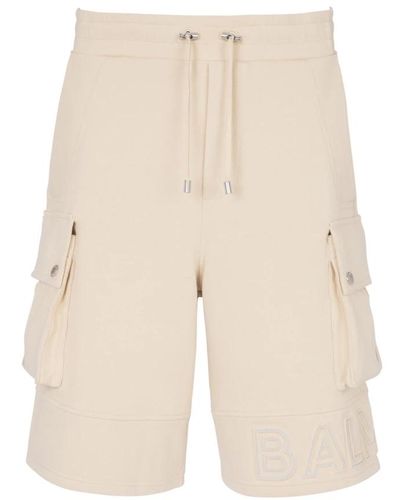 Balmain Shorts > casual shorts - Neutre
